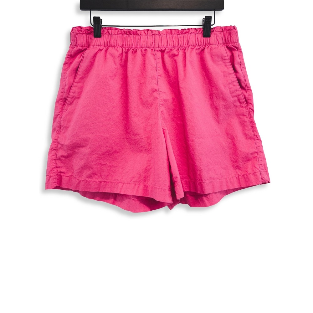 Old Navy Shorts Womens Large Pink Cotton Paperbag Waist Casual Barbiecore Summer